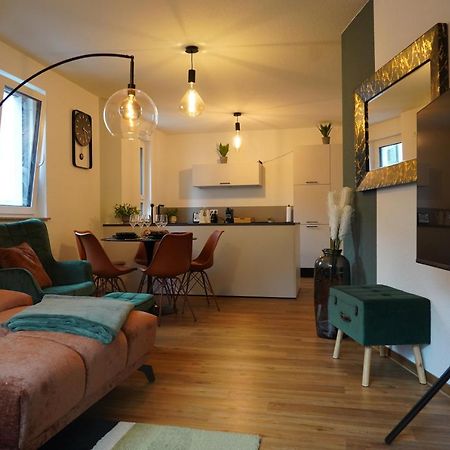 Design-Apartment I Direkt Im Zentrum I Boxspring I Nespresso I Terrasse Mit Garten I Parkplatz Бад-Кроцинген Экстерьер фото