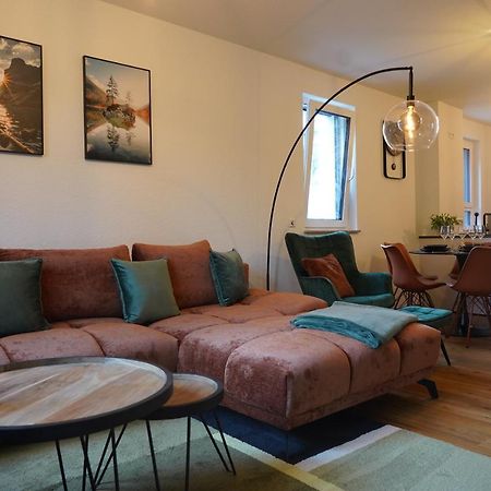 Design-Apartment I Direkt Im Zentrum I Boxspring I Nespresso I Terrasse Mit Garten I Parkplatz Бад-Кроцинген Экстерьер фото