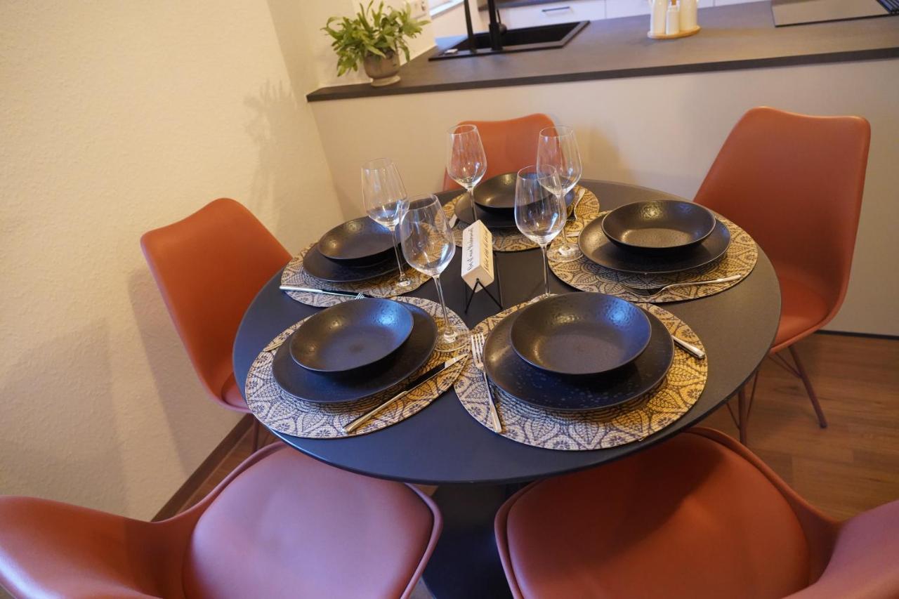 Design-Apartment I Direkt Im Zentrum I Boxspring I Nespresso I Terrasse Mit Garten I Parkplatz Бад-Кроцинген Экстерьер фото